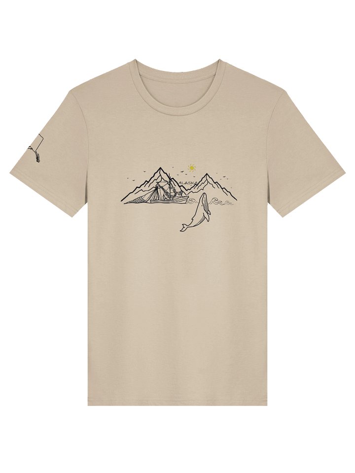 DELUXE "HUMPBACK" ORGANIC COTTON TEE product image (1)