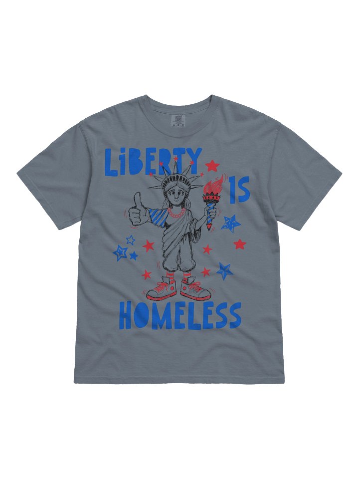 Liberty Is Homeless, Hitchhiking Statue Of Liberty, USA 250 Shirt product image (4)
