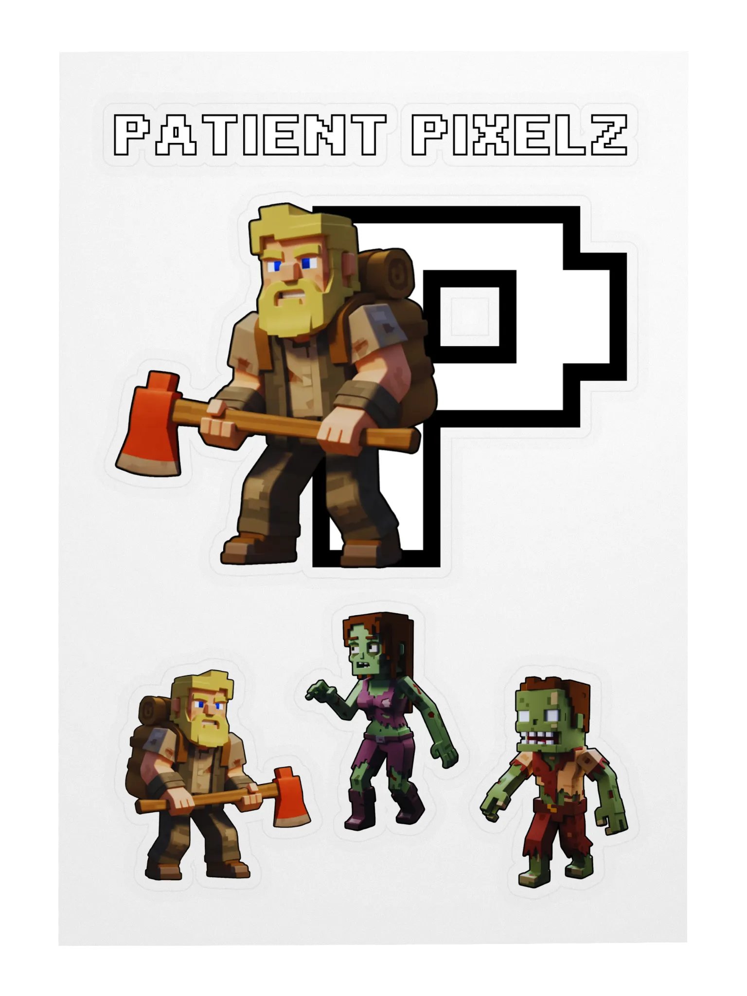 Patient PixelZ Sticker Sheet Set product image (3)