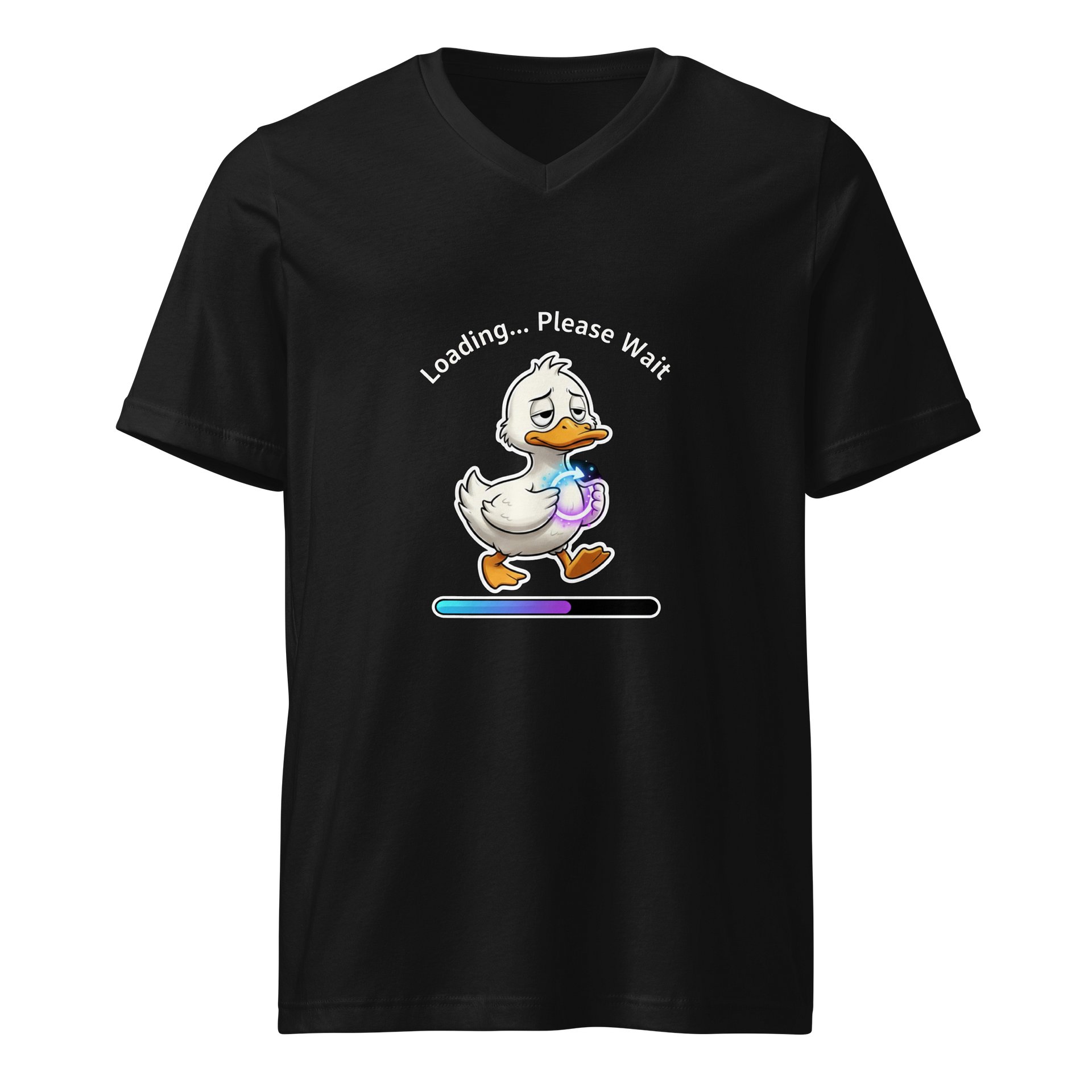 Quirky Duck Loading V-Neck Tee product image (1)