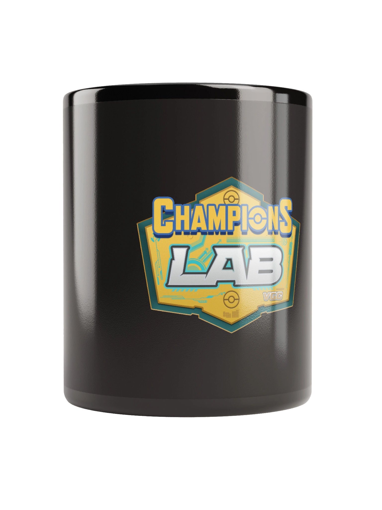 Champions Lab - Black Glossy Logo Mug product image (3)