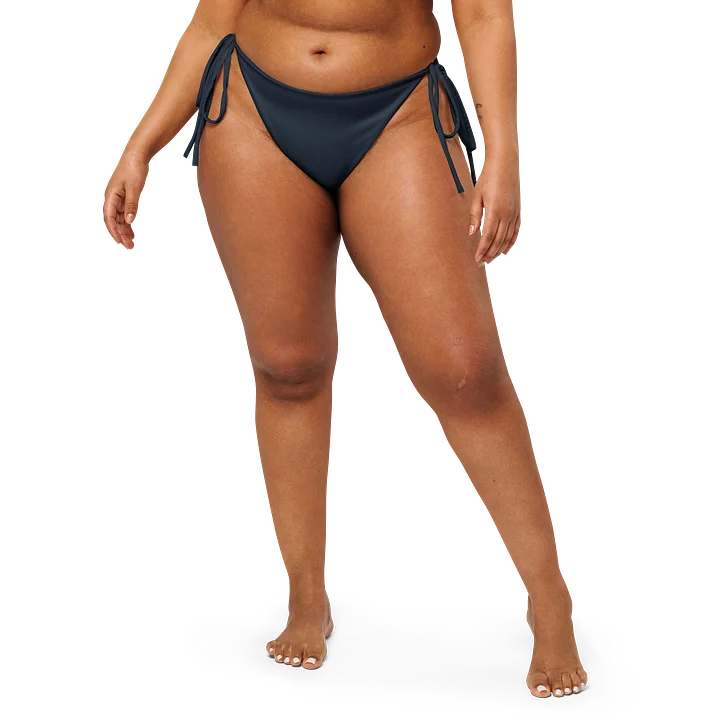 Deep Blue All-Over Print String Bikini Bottom product image (2)