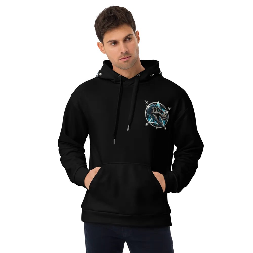 Rock Blue flame all over print hoodie product image (12)