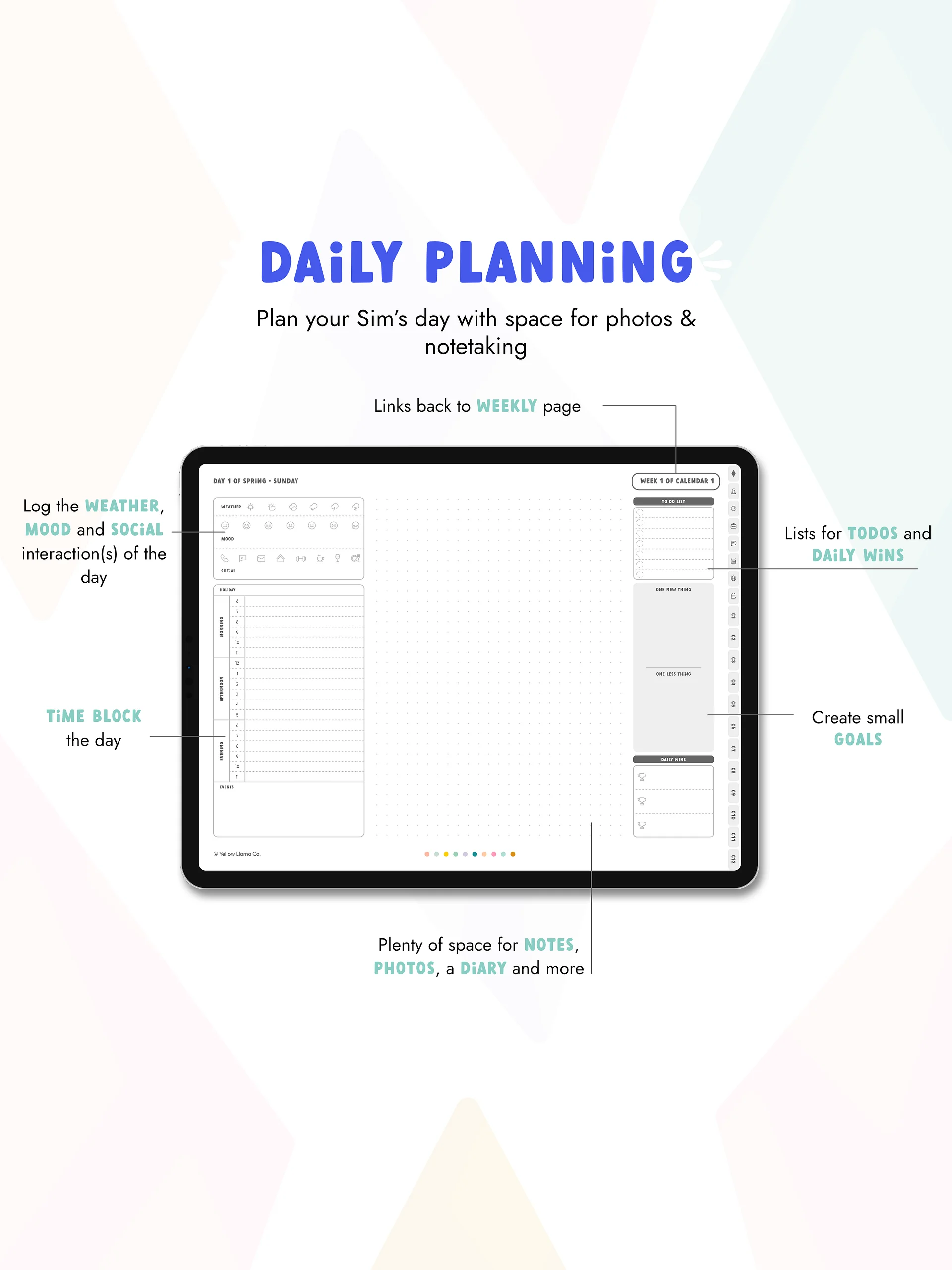 Digital Sim Life Planner Bundle product image (7)