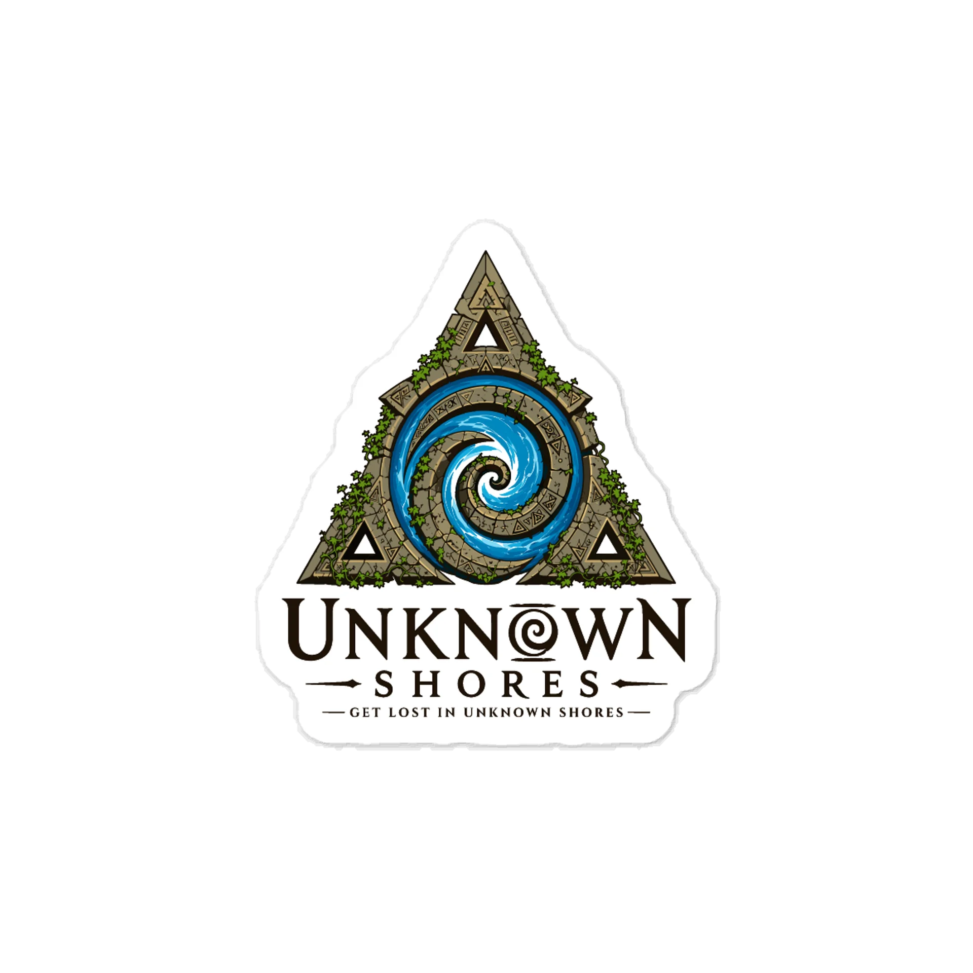 Unknown Shores Aegis Logo Sticker product image (1)