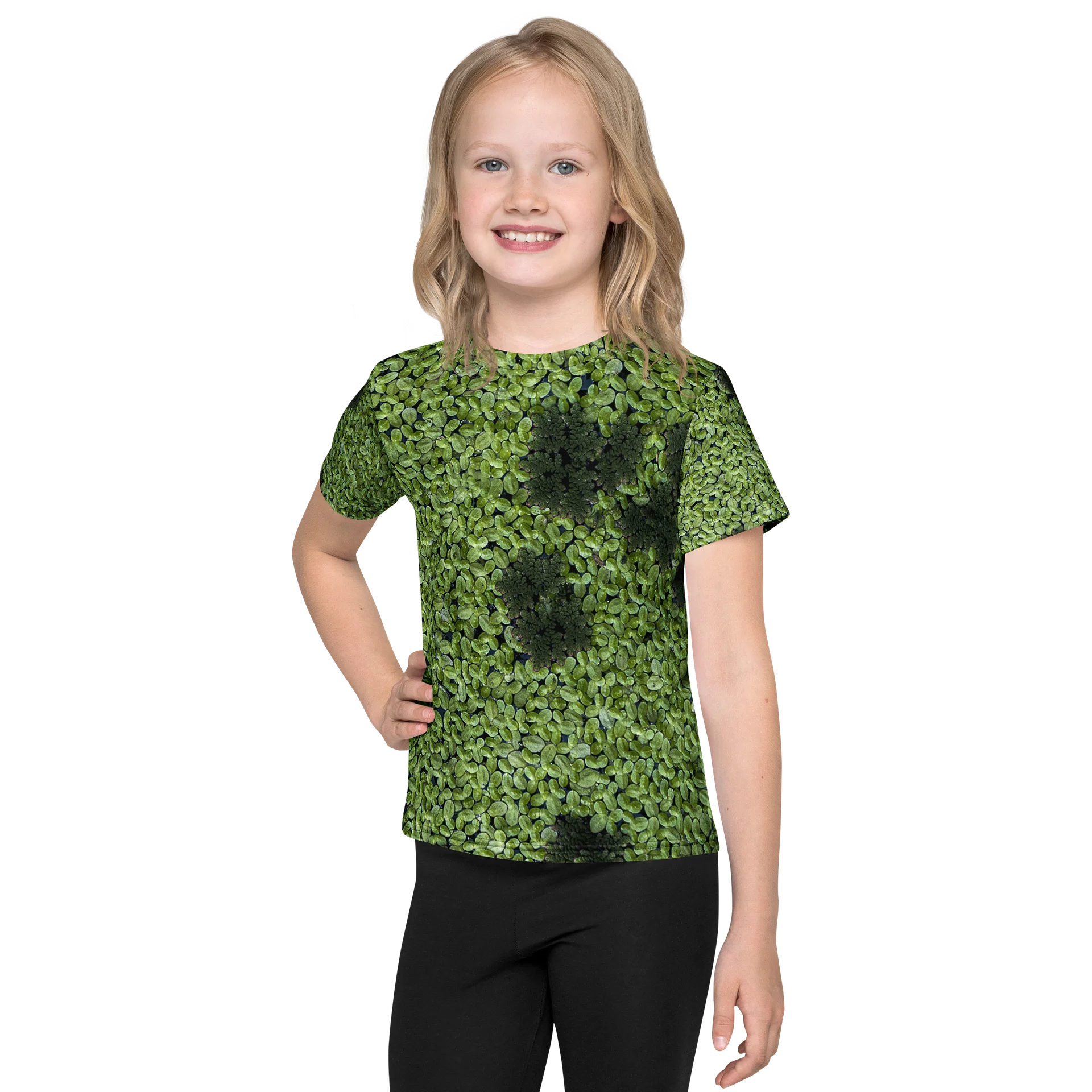 Verdant Life All-Over Print Kids Crew Neck T-Shirt product image (1)