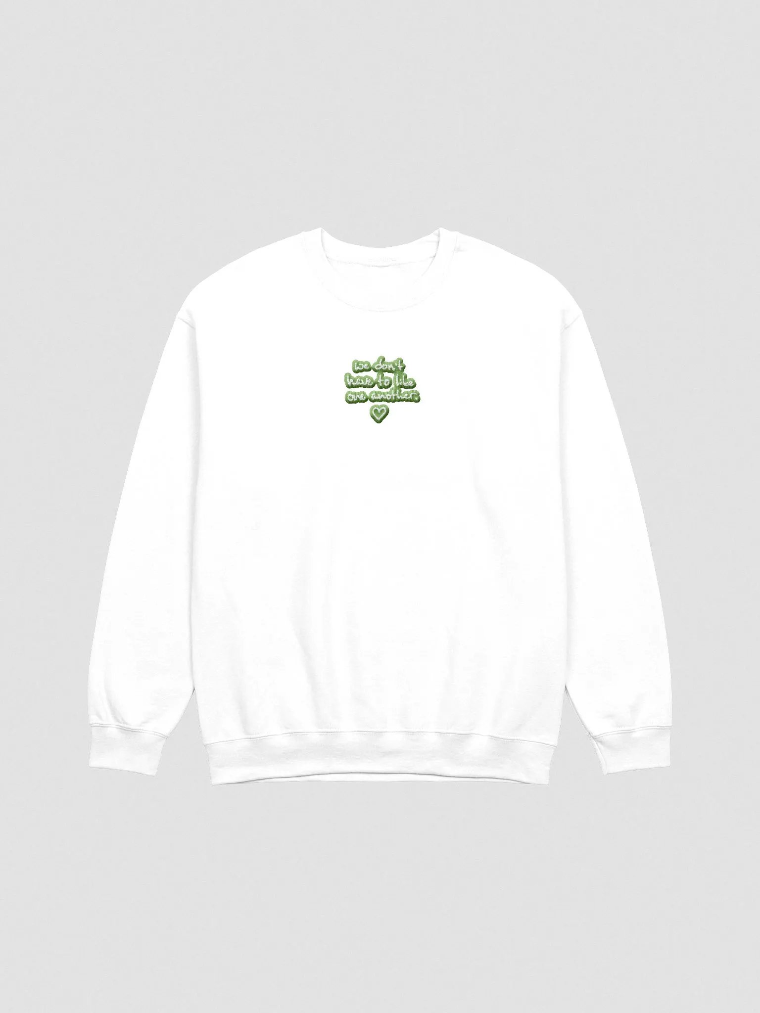 ONE ANOTHER (light green bubble design 2) embroidered crewneck product image (5)