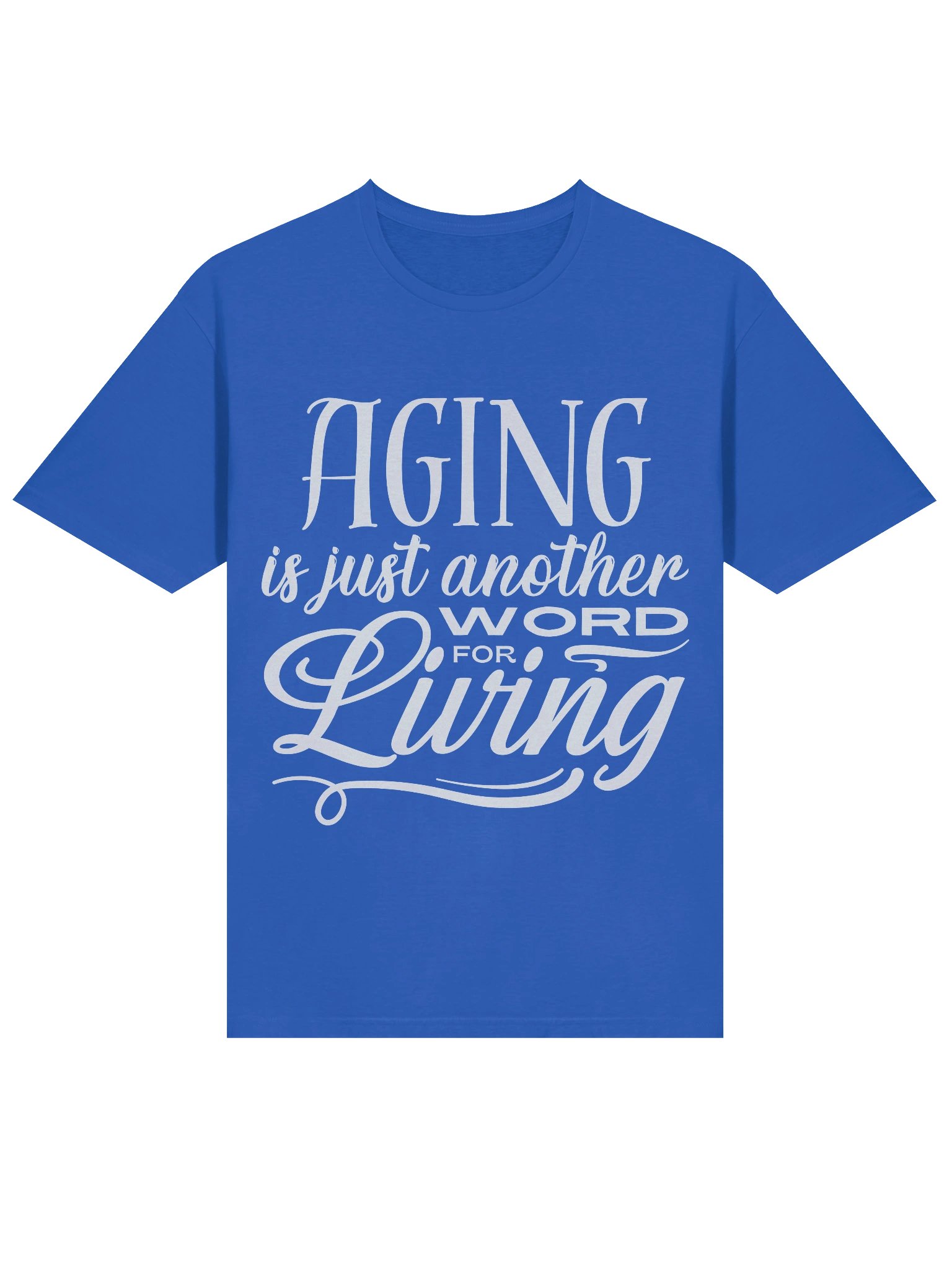 Unisex Softstyle T-Shirt by Gildan - "Aging is Just Another Word for Living" (Choice in Aging Logo Variant) product image (3)