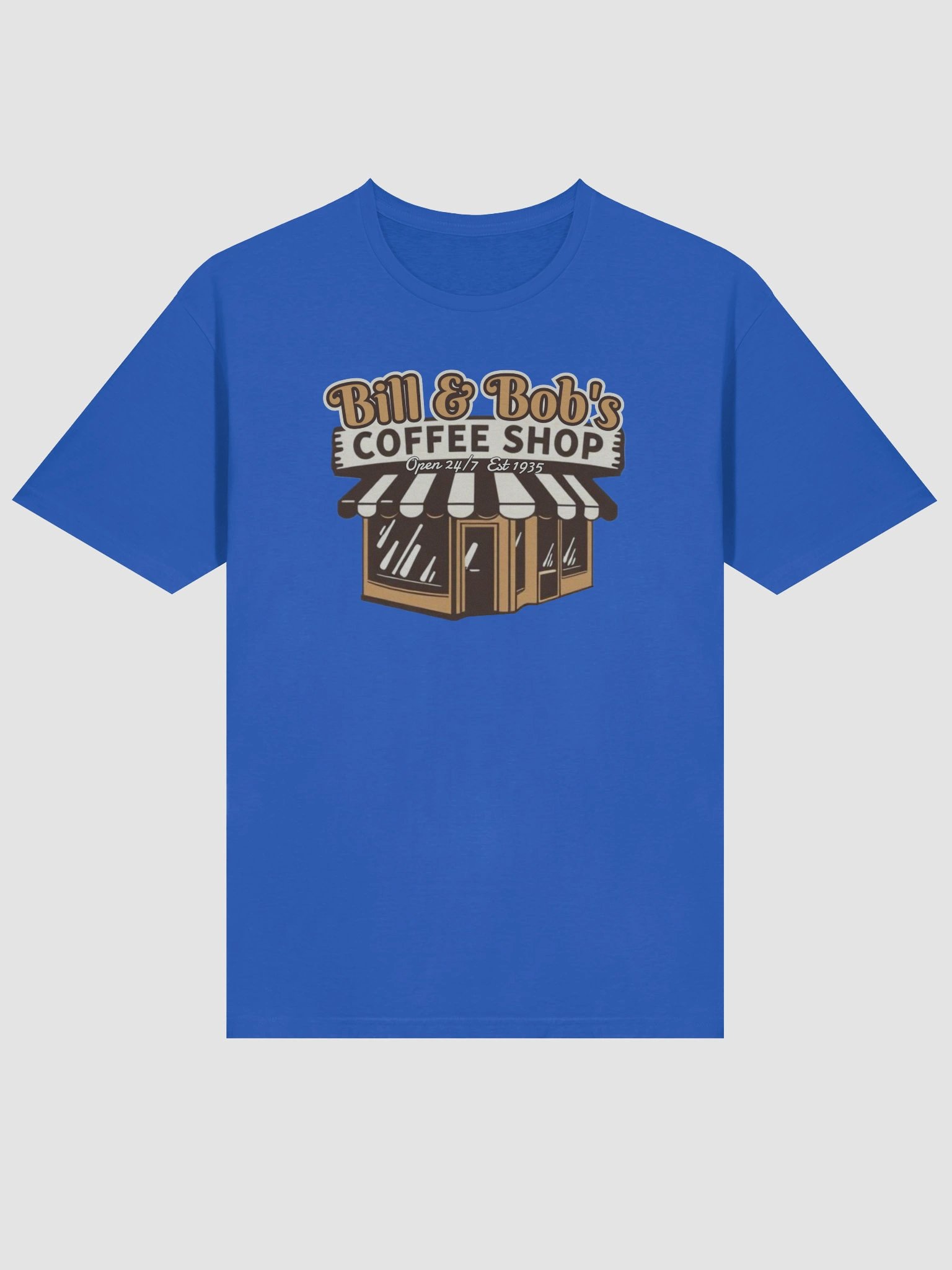 Bill and Bob's Coffee Shop Our Store Open 24/7 Est 1935 | Recovery T-Shirt Inspiring Sobriety product image (5)