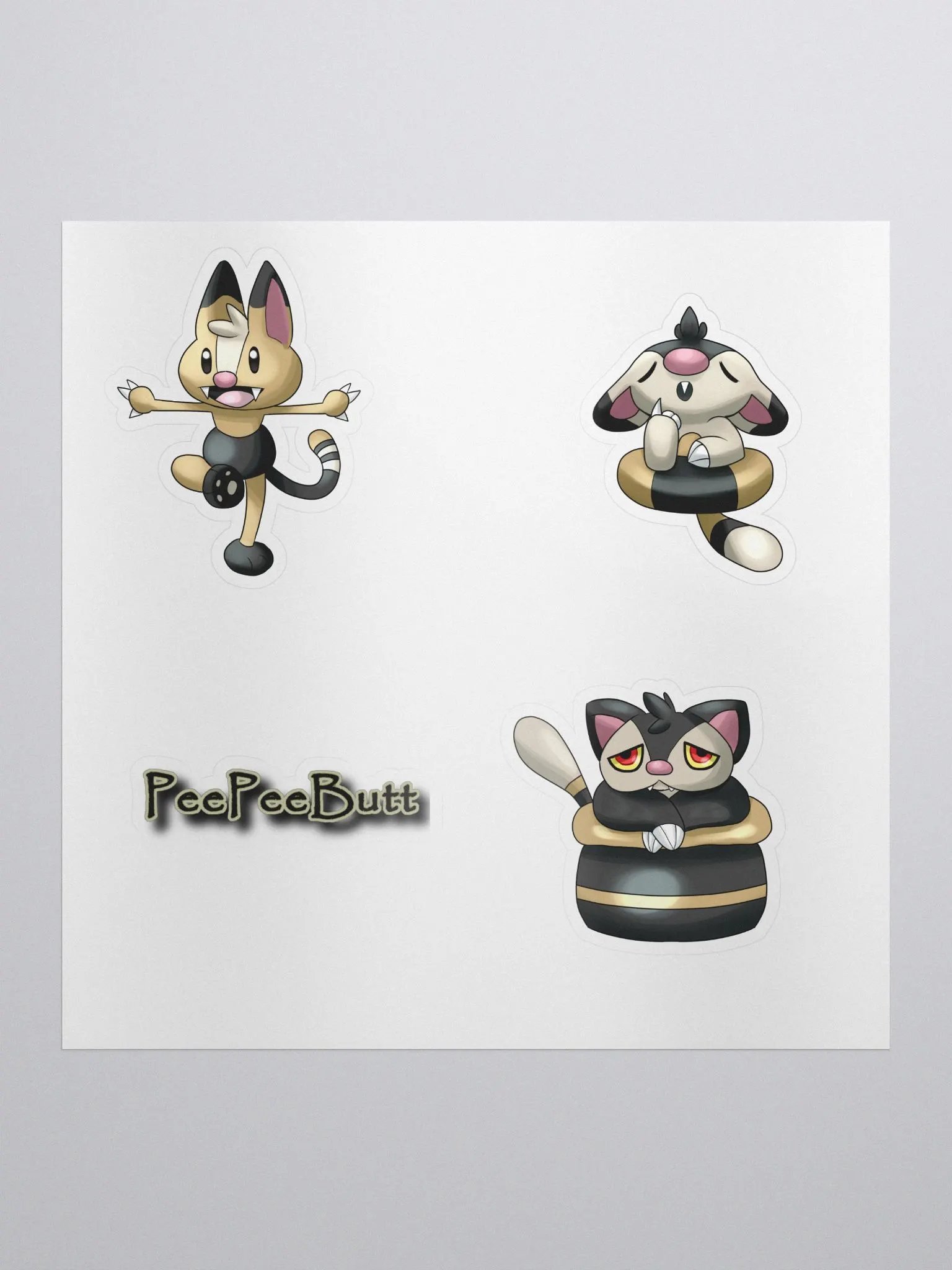 PeePeeButt Sticker Sheet product image (1)