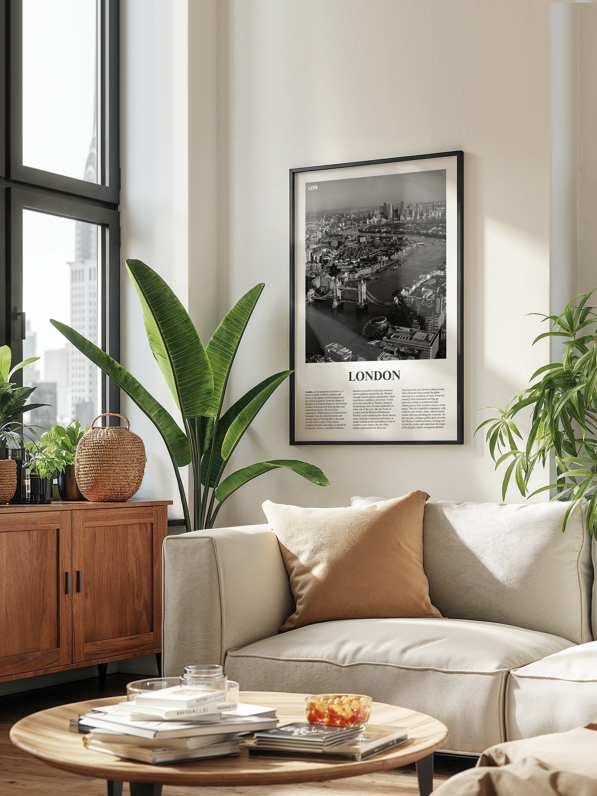 London 02 Newspaper Poster | Framed product image (19)