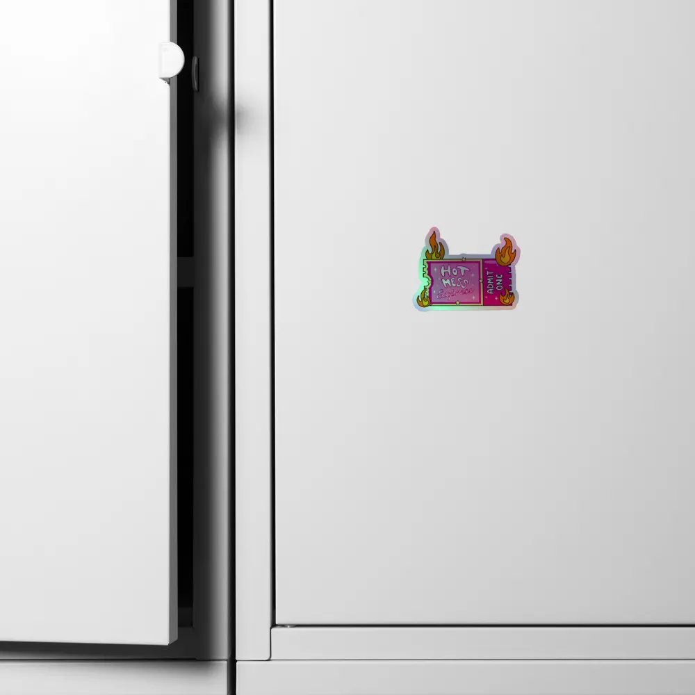 All Aboard Holographic Sticker product image (4)