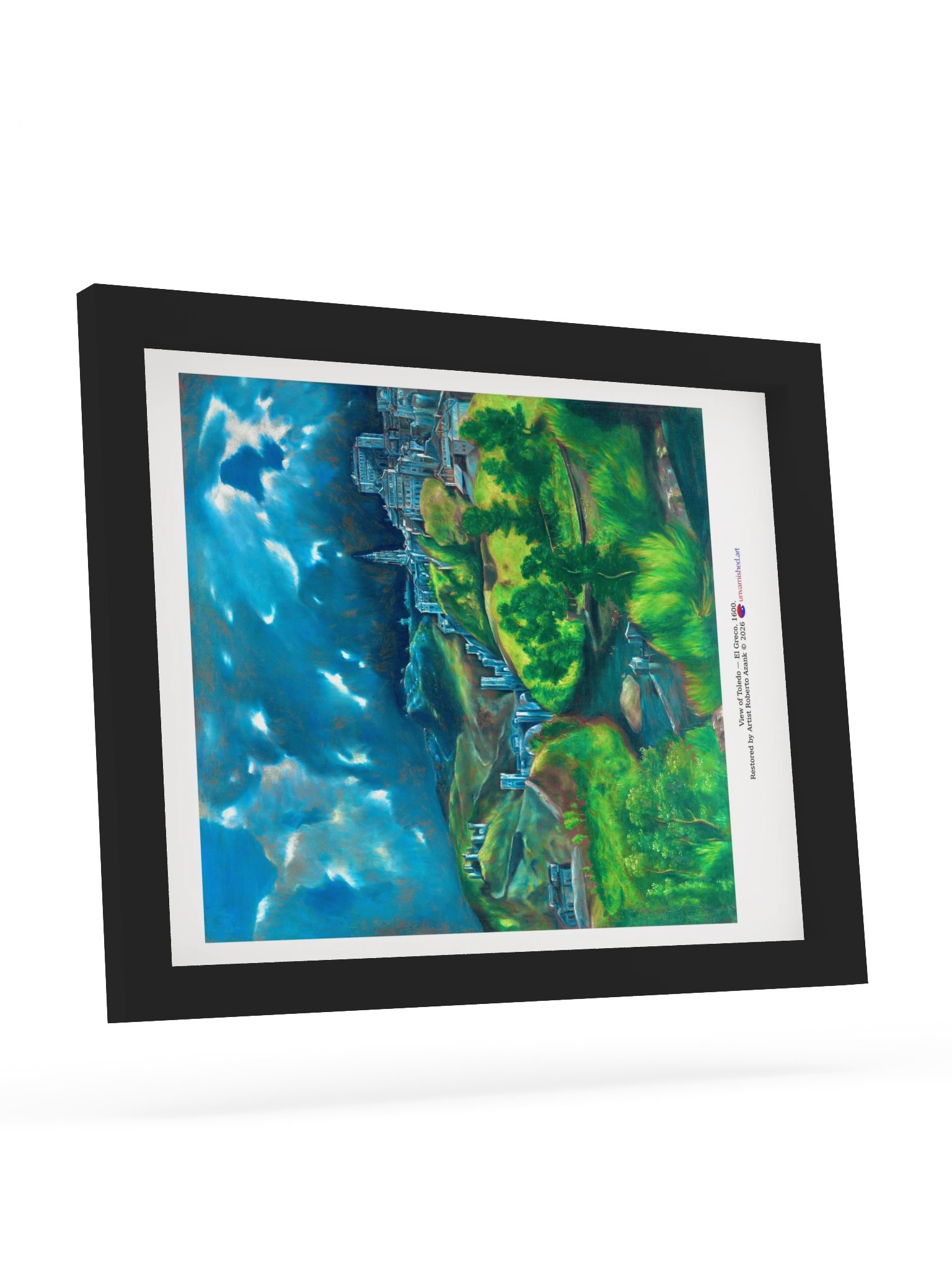View of Toledo — Small Framed Matte Poster product image (9)