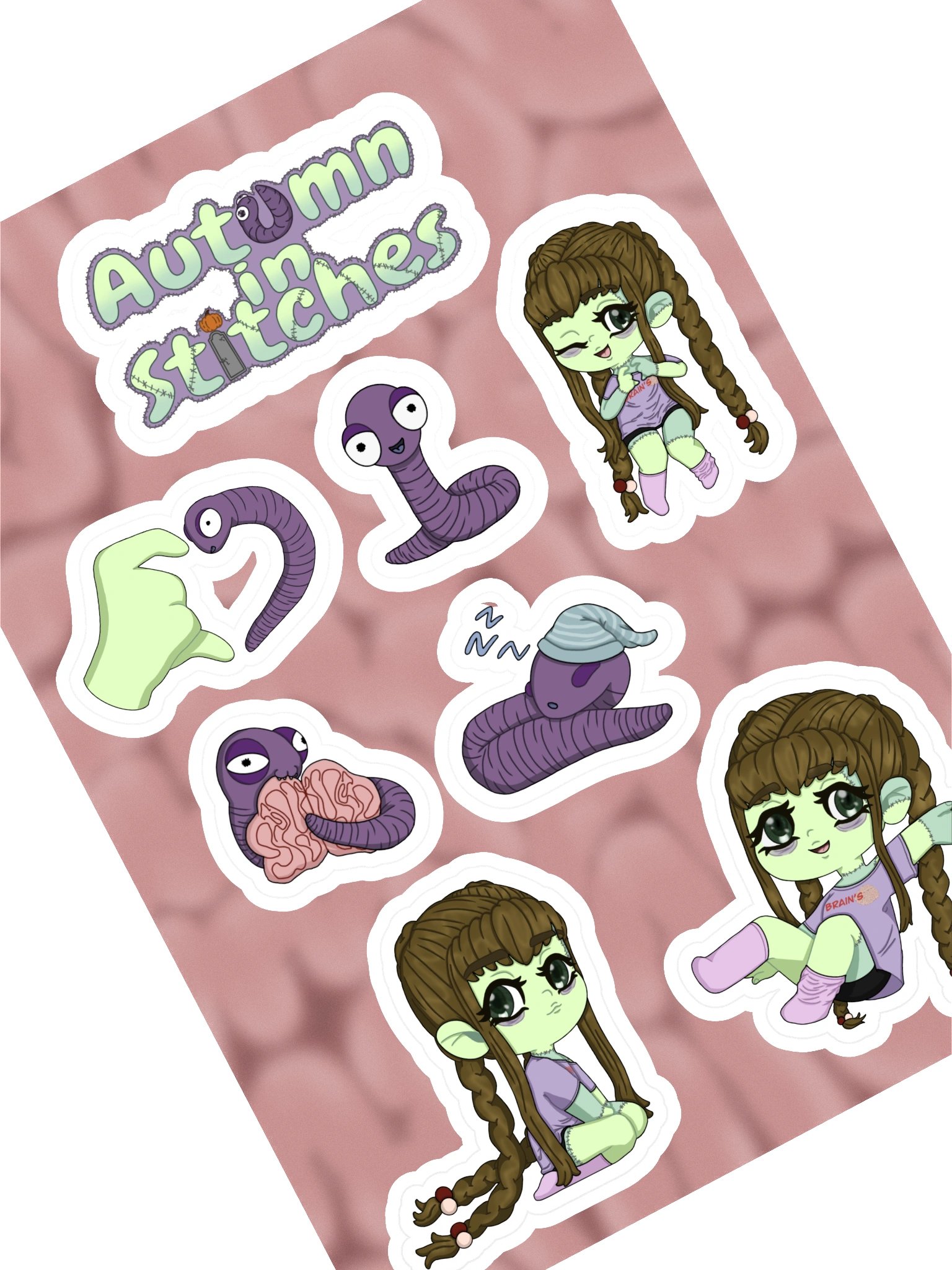 Autumnstitches Sticker Sheet product image (1)
