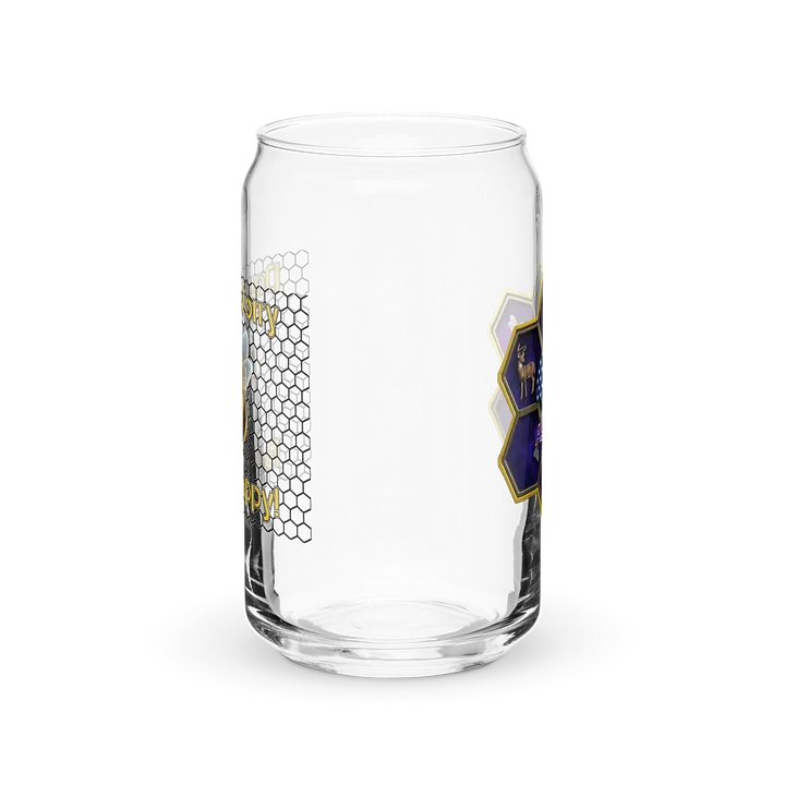 Bee Happy Can-Shaped Glass product image (2)