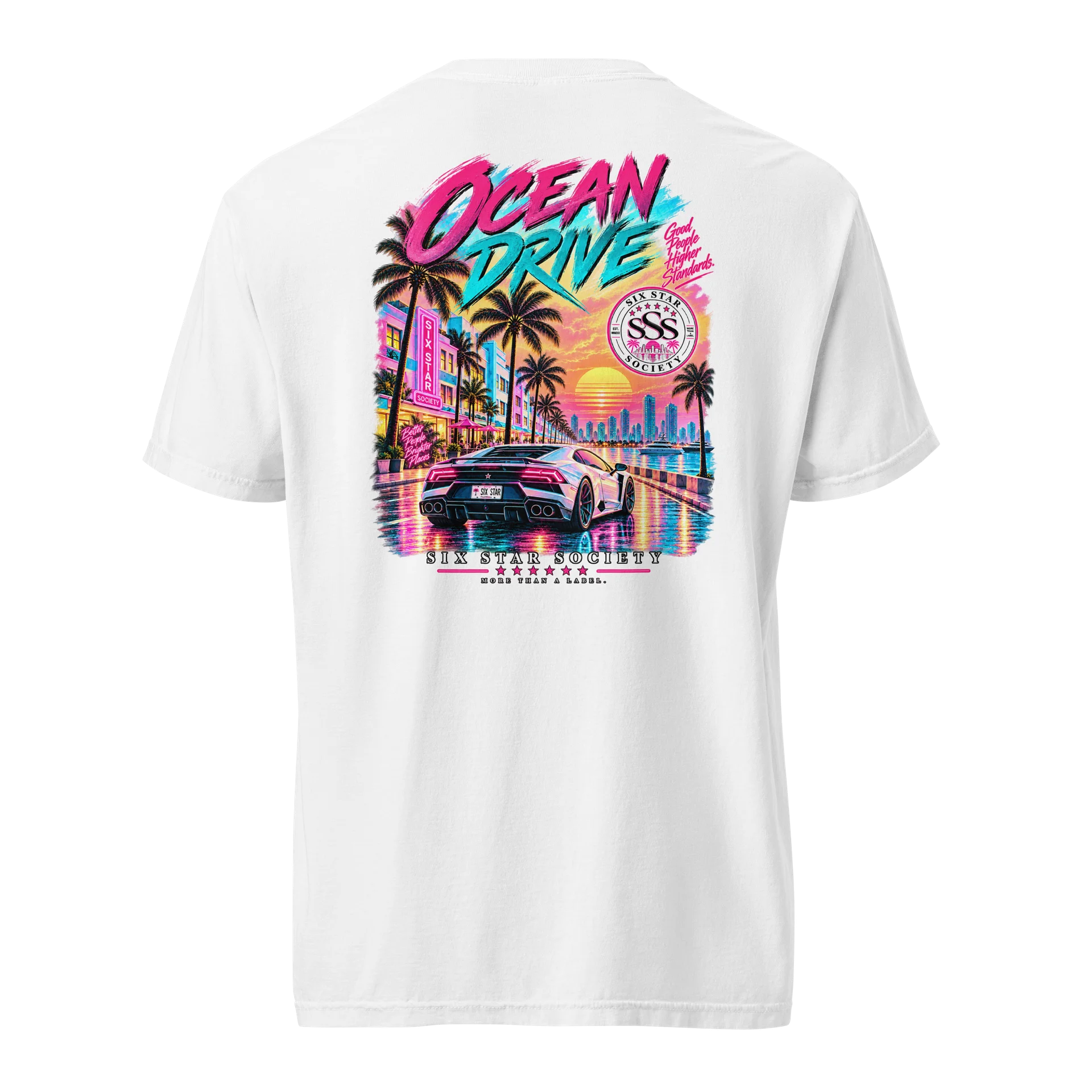 Six Star Society Ocean Drive Six-Star Tee product image (4)
