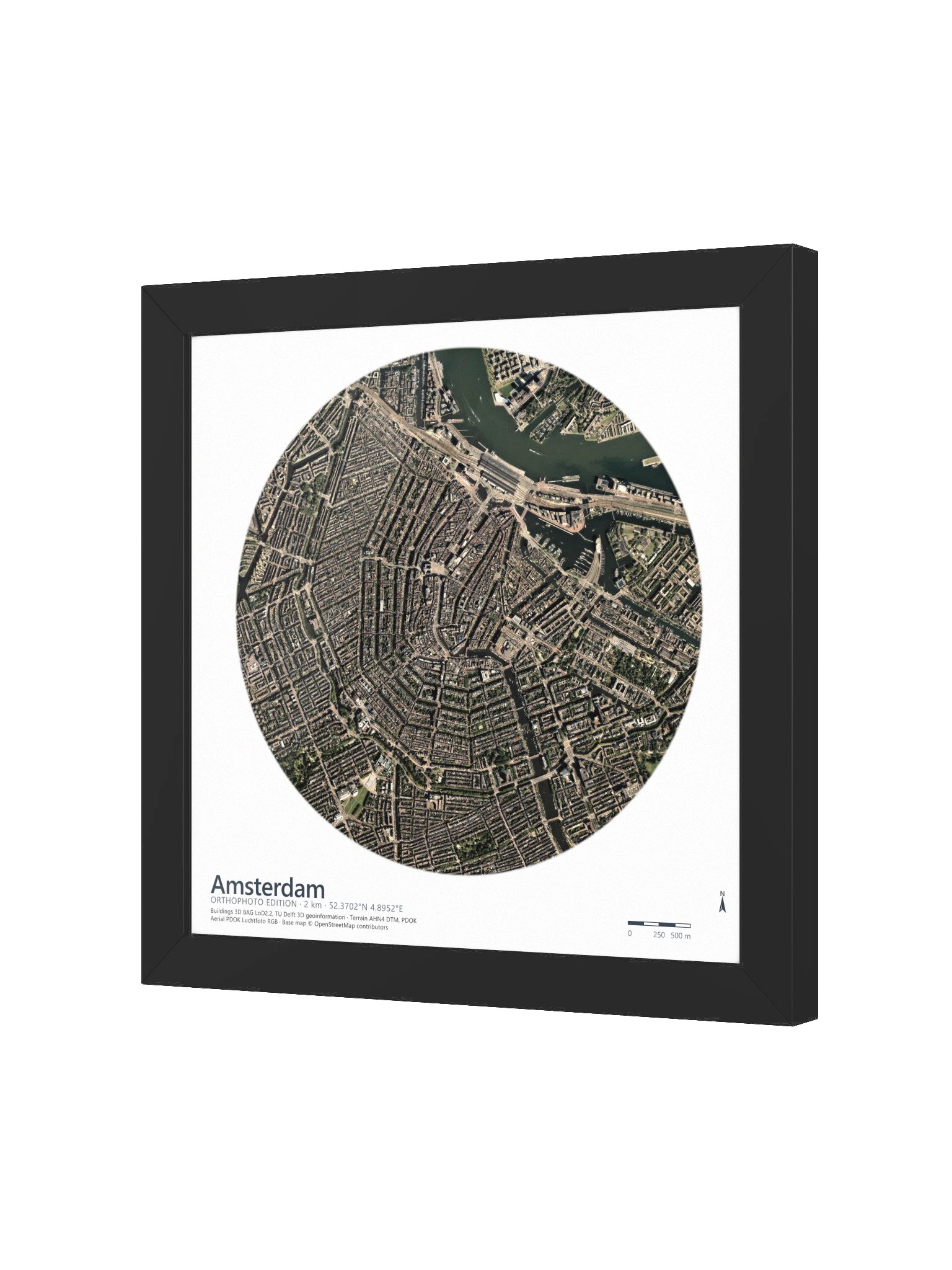 Amsterdam: 3D Aerial City Map product image (2)