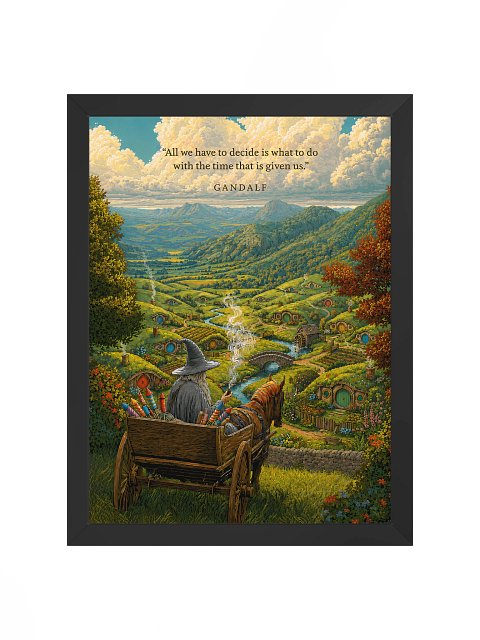 Where Wisdom Wanders – Museum Framed Edition