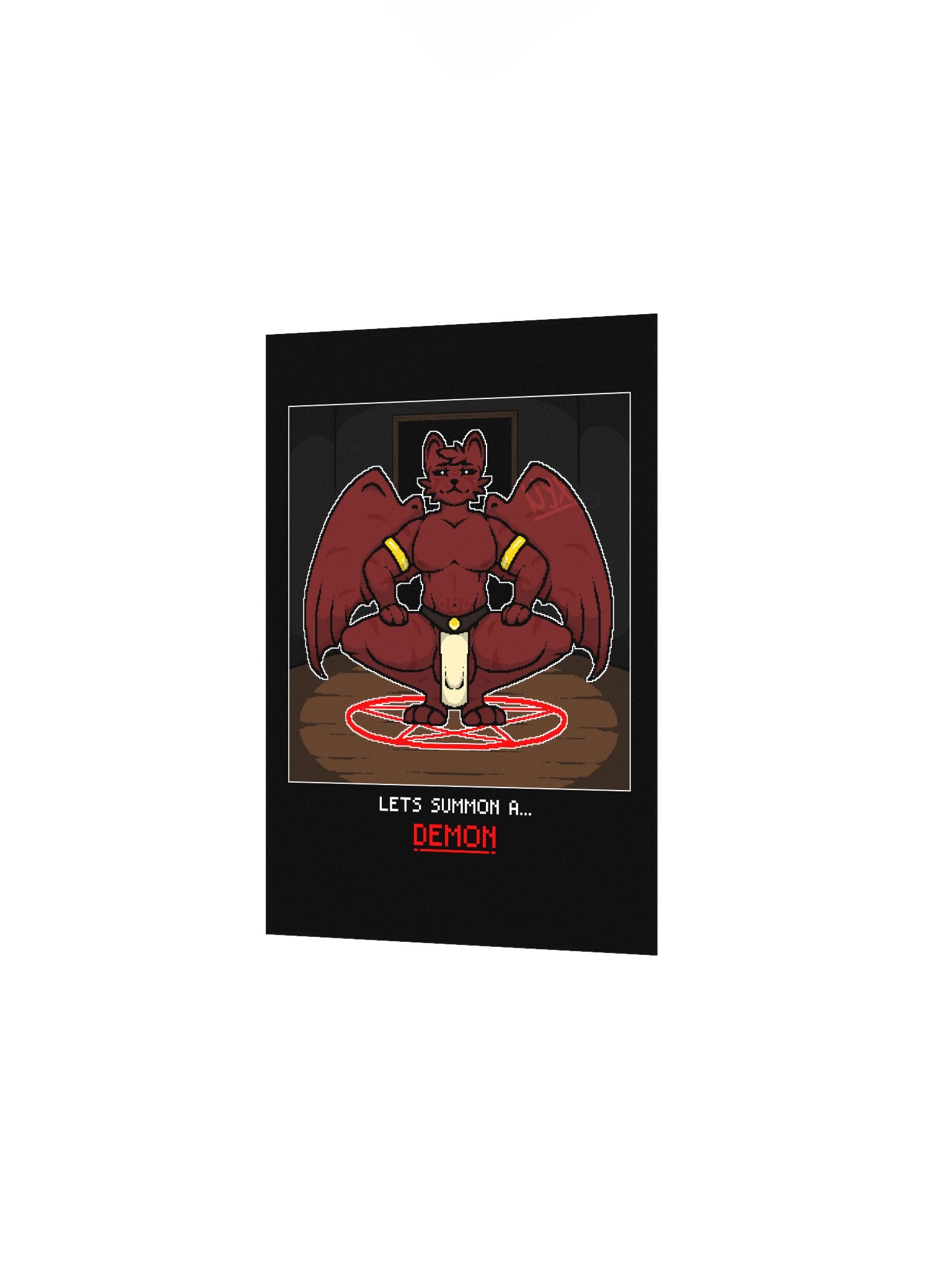 "Lets Summon" Pixel Print Poster product image (8)