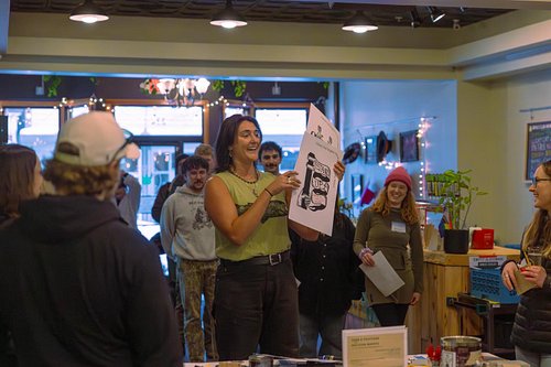 Last month’s Protest Poster/Art and Advocacy event with SEACC (@southeast_ak_wild) was the best — printmaking has always been...