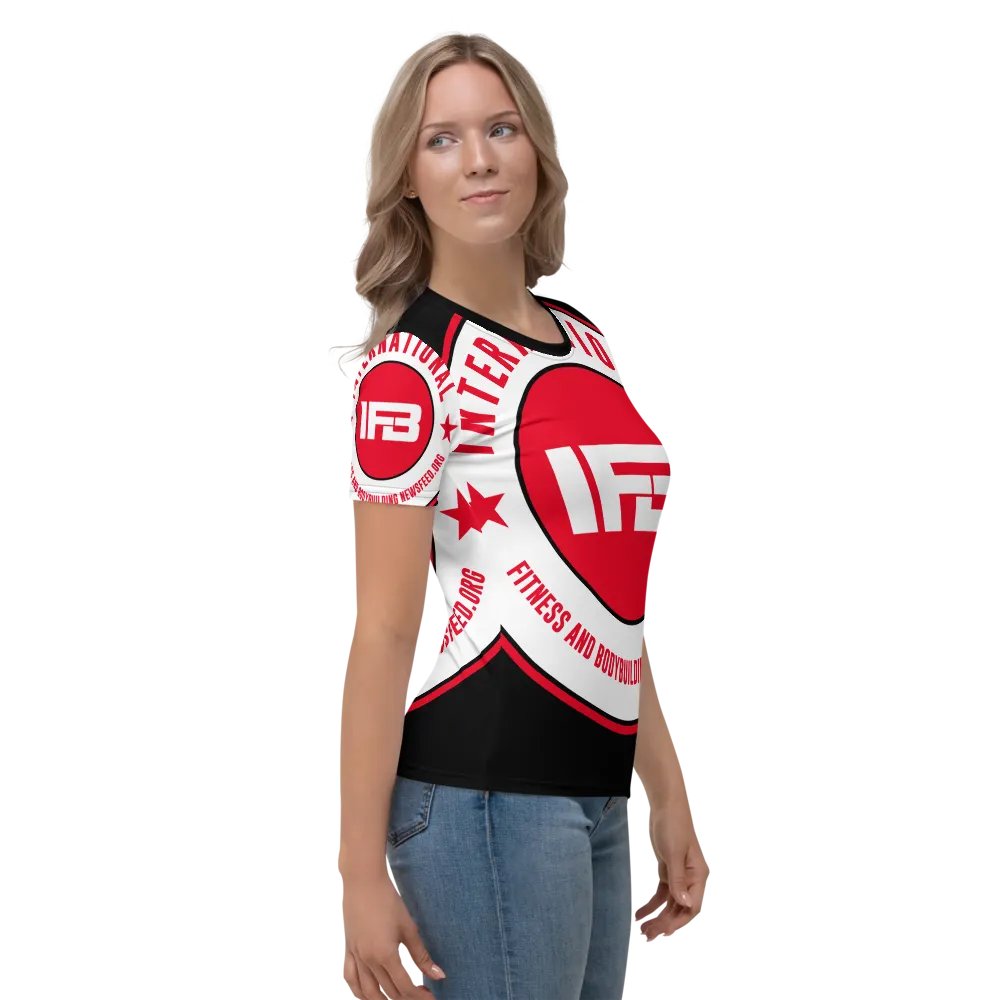 IFBNewsfeed.Org's All-Over Print Women's Crew Neck T-Shirt product image (4)
