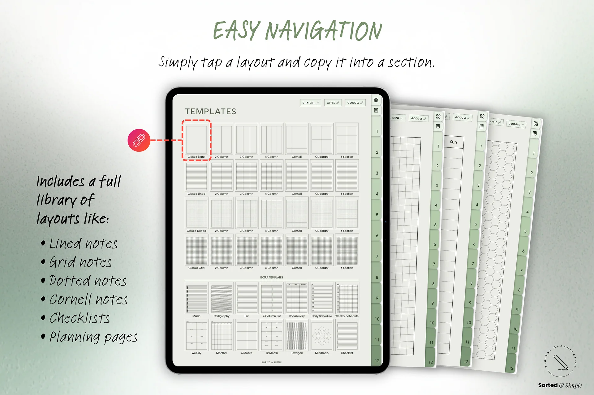 Smart Digital Notebook - Matcha Green product image (5)