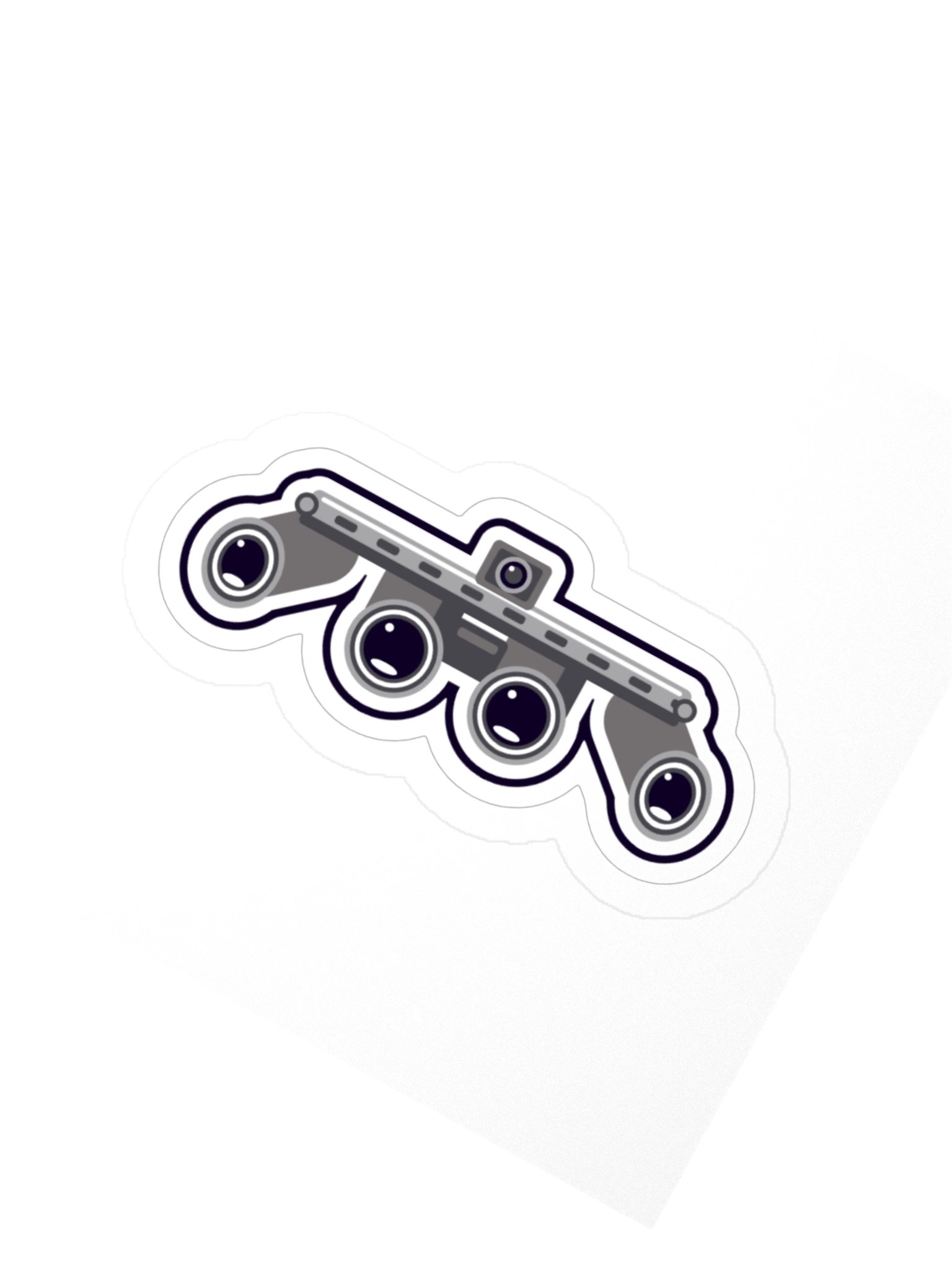 Quad Tube Goggles Die-Cut Sticker product image (2)