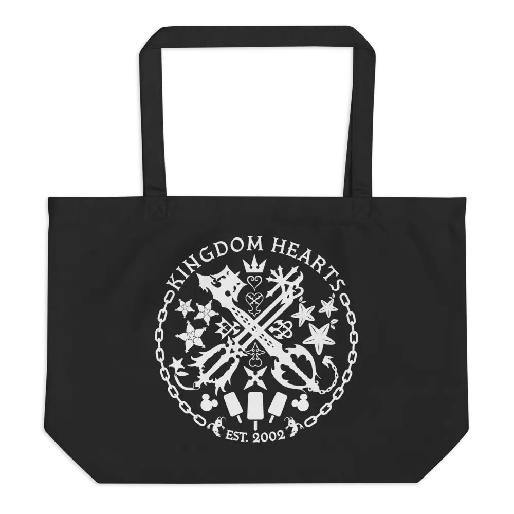 Kingdom Hearts Est 2002 Large Tote Black product image (1)