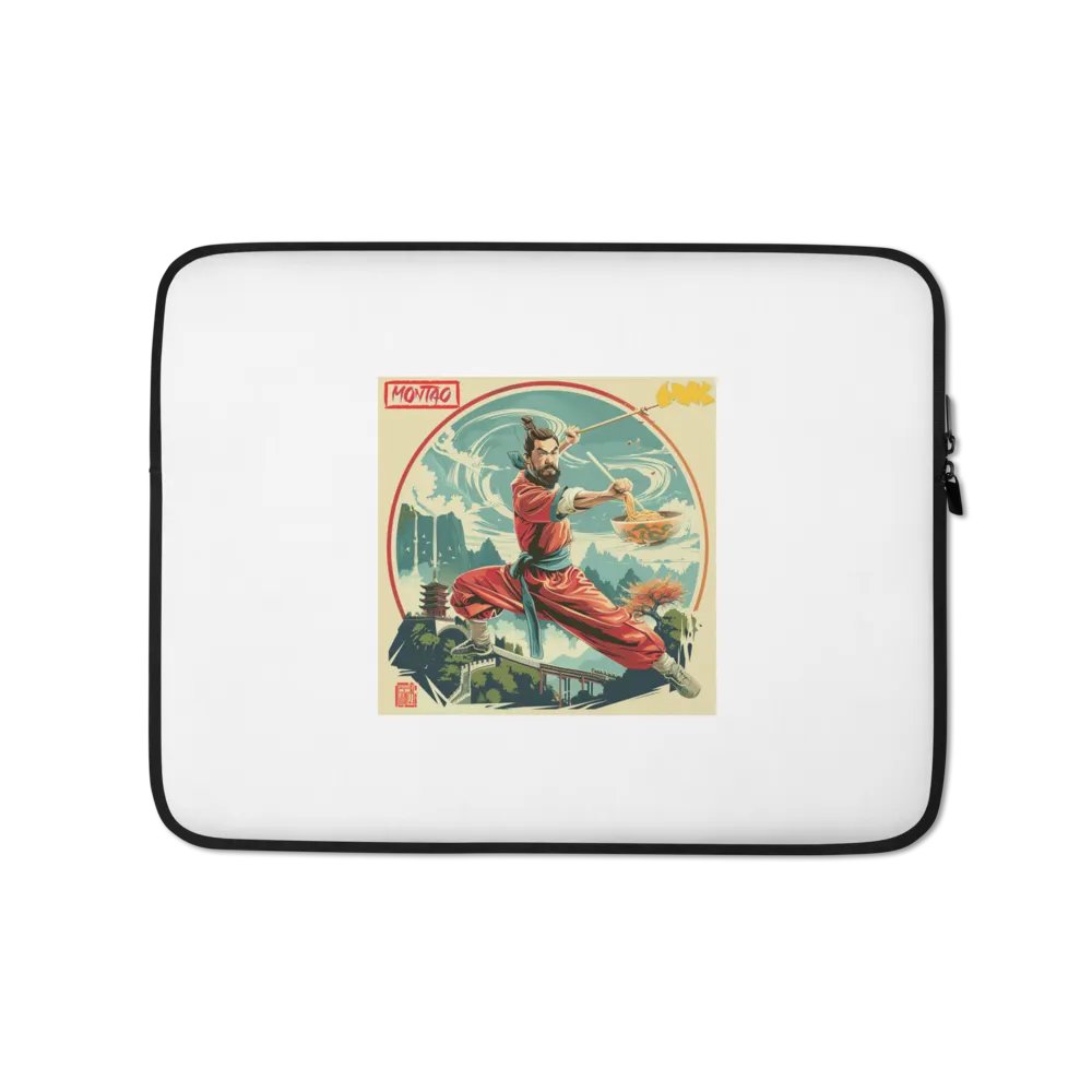 Kung Fu Noodles Laptop Sleeve product image (1)