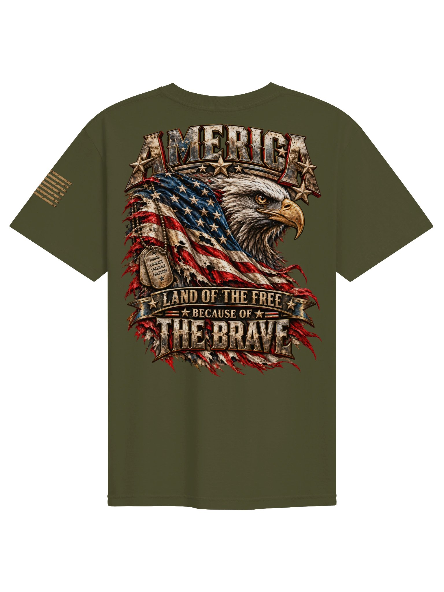 Men’s Land of the Free Eagle T-Shirt product image (40)