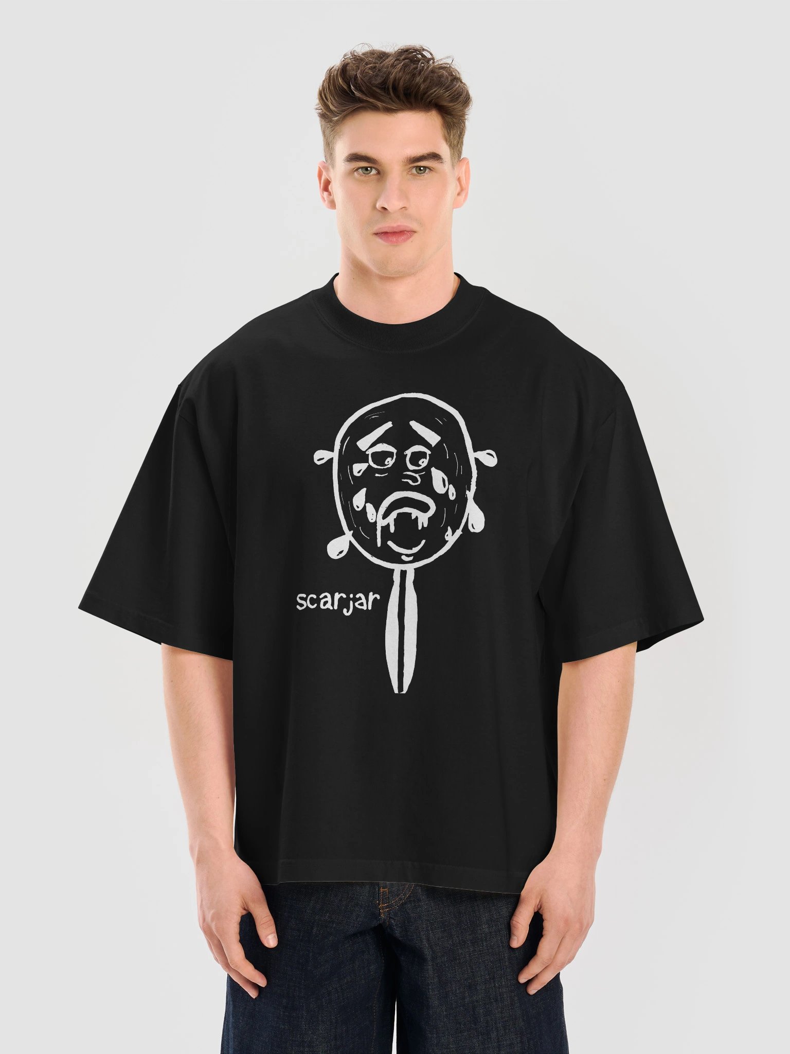 Jared outline tee (black) product image (9)