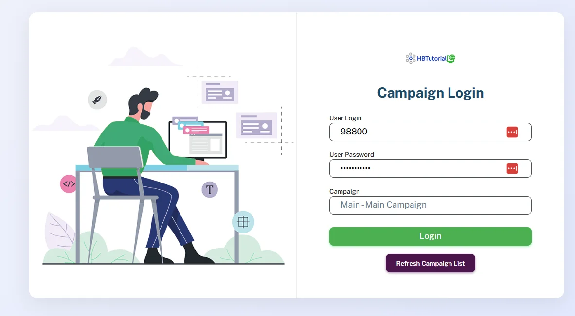 New Vicidial Agent Theme 2025 Works ON Latest Vicidial Php8 and PHP7 product image (4)