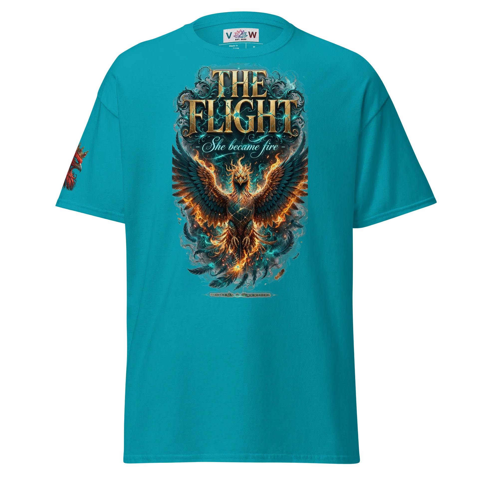 V2W -PHOENIX COLLECTION- “She becomes fire” Tee product image (57)