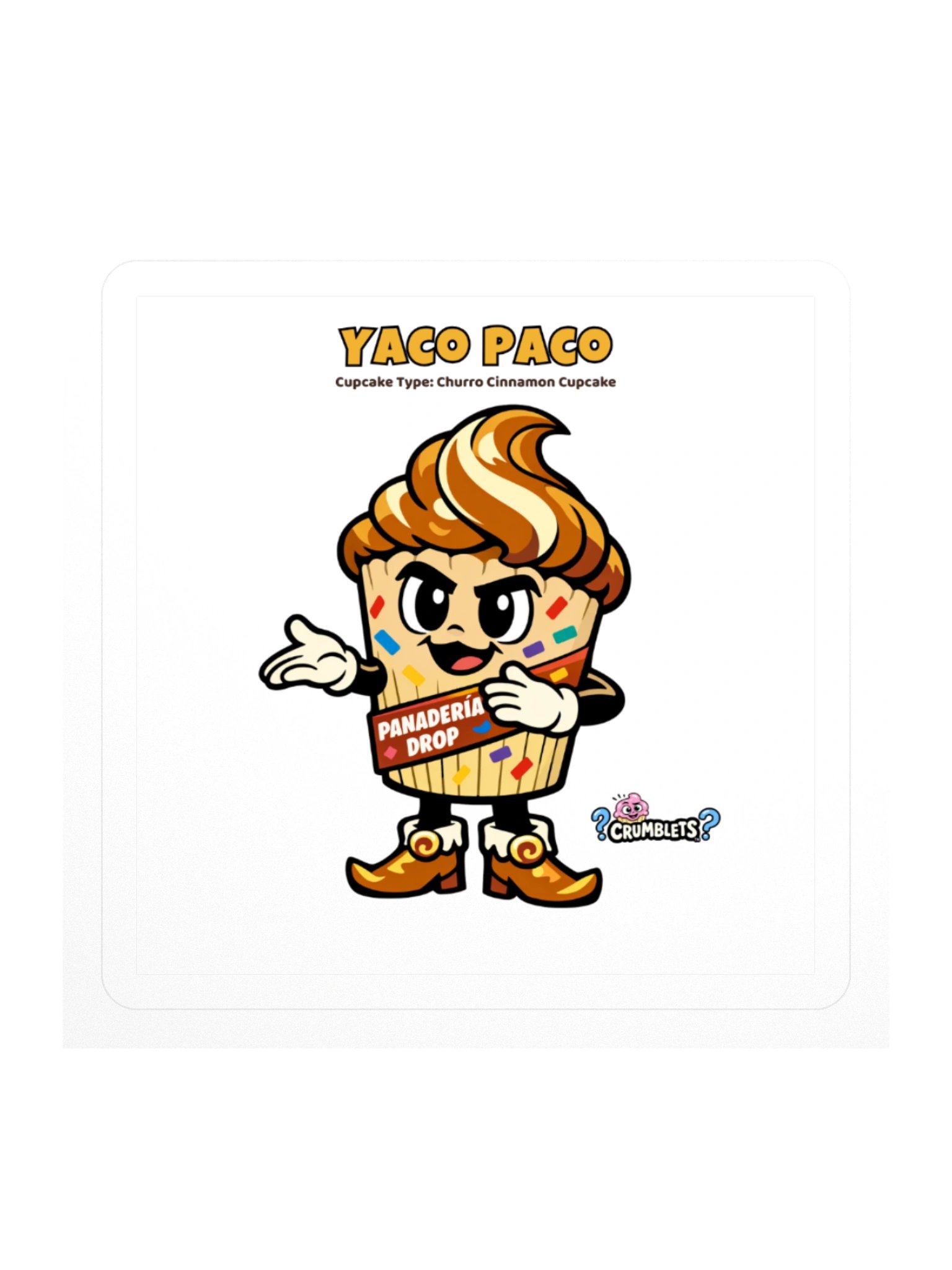Crumblets Sticker - Yaco Paco product image (1)