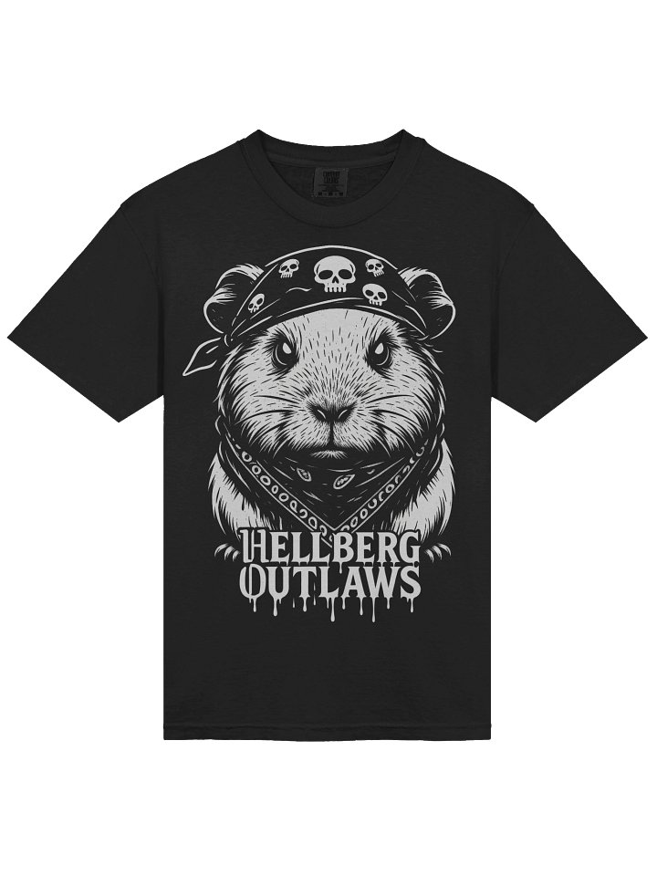 T-Shirt - Hellberg Outlaws – Rebel Guinea Skull Bandana Edition product image (1)