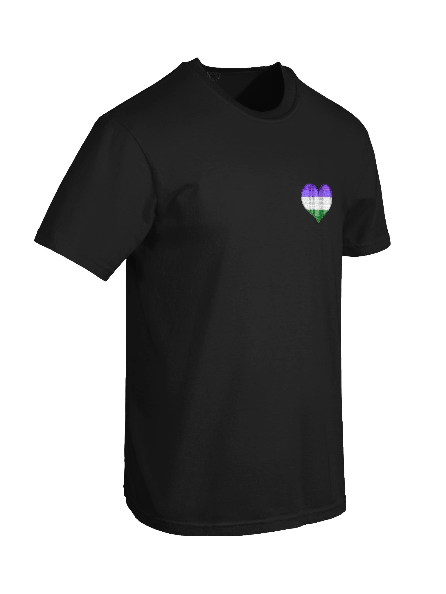 Gender Queer Flannel Heart Tee product image (8)
