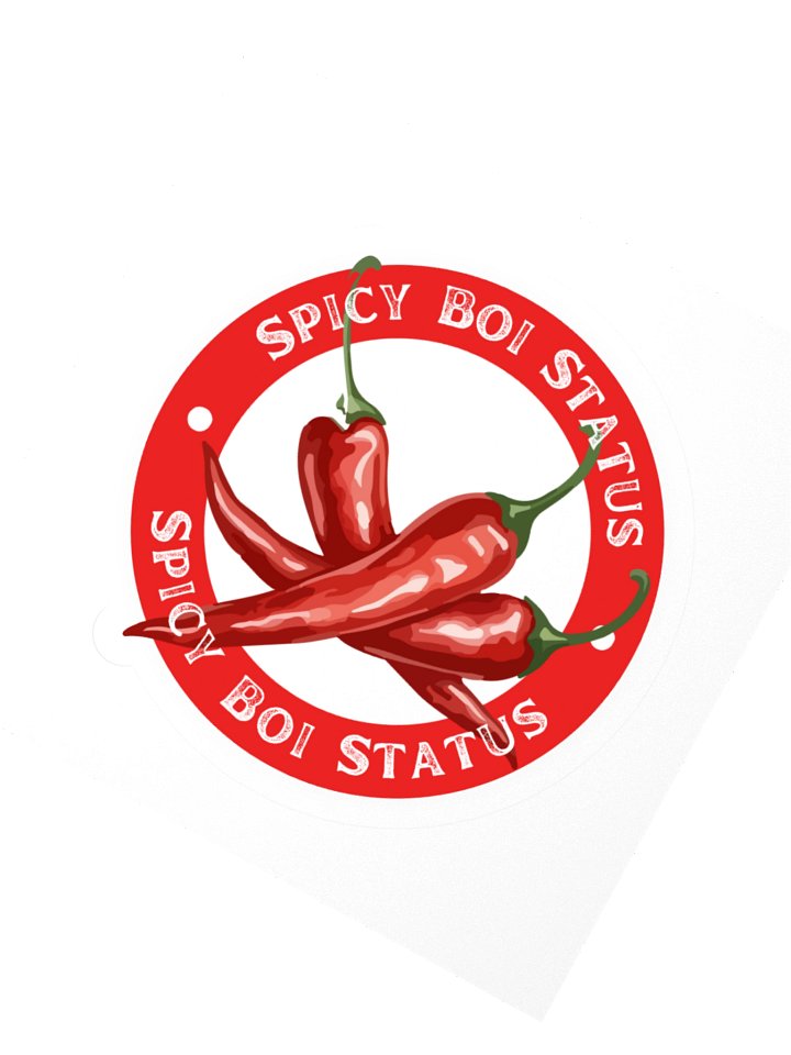 "Spicy Boi Status" Sticker product image (6)