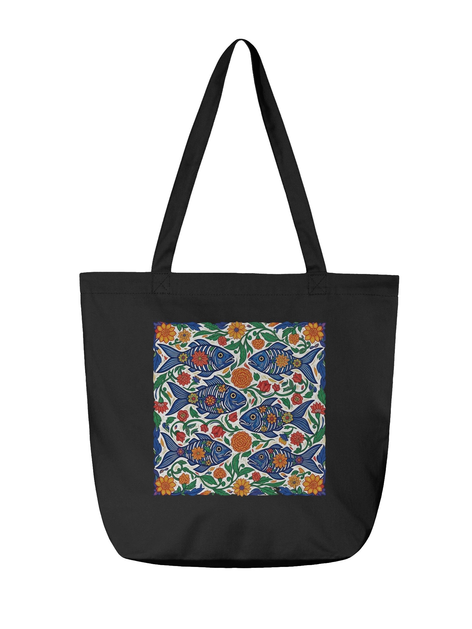 Ornamental Fish Mosaic Tote Bag product image (4)