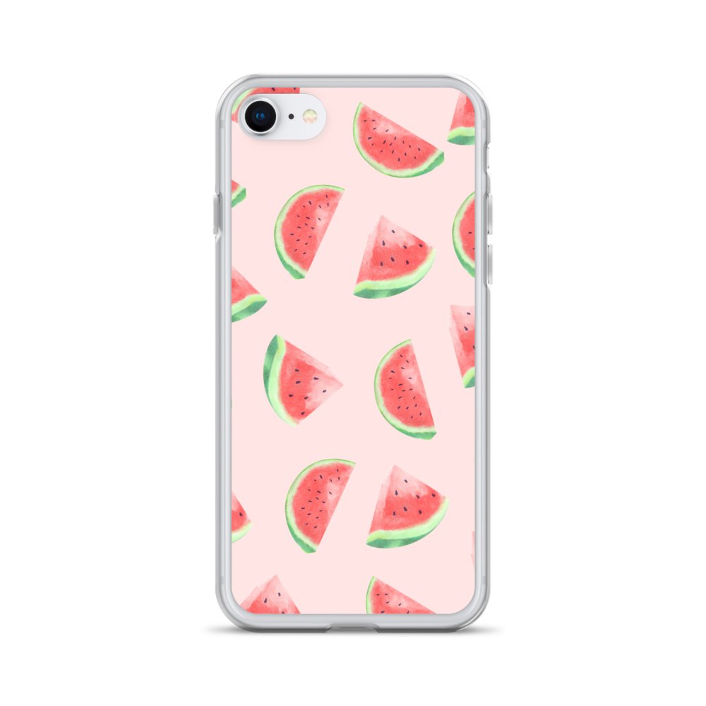 Pink Watermelon Clear iPhone Case product image (28)