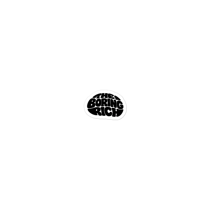 The Boring Rich Sticker product image (1)