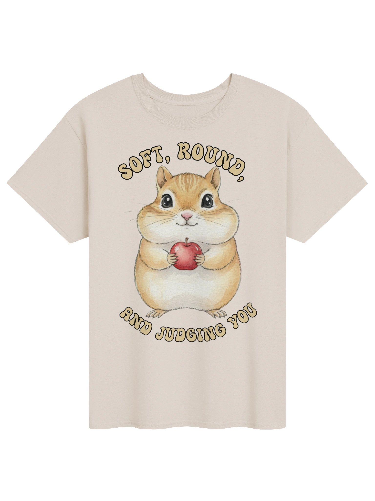 Soft, Round, and Judging You Hamster Tee product image (3)