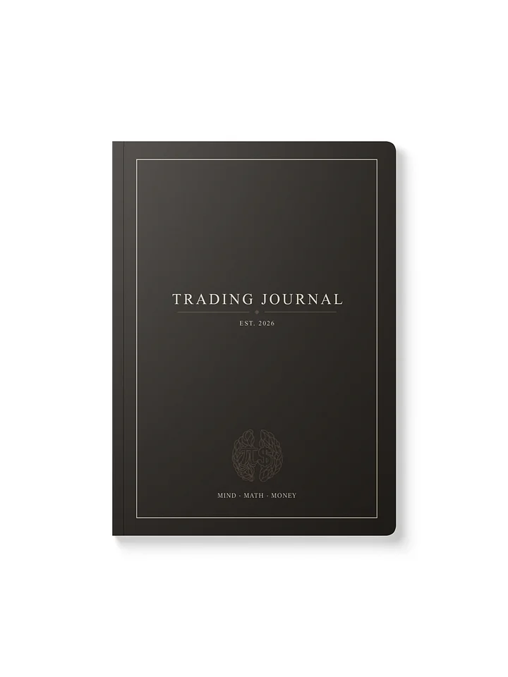 Trading Journal — Trade Log Notebook for Day & Swing Traders | Stock Market Journal | Trader Gift | Finance Office Desk | Softcover 200 Pages | Brown & Cream product image (1)