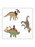 Dino Cats Sticker Sheet