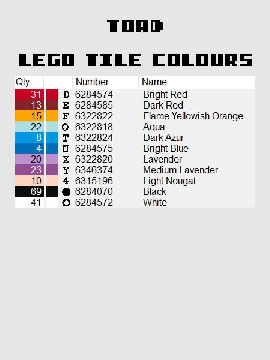 Toad Pixel Art product image (5)