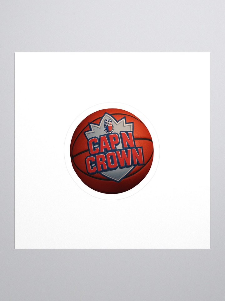 Cap N Crown Logo Sticker (NBA Jam) product image (1)