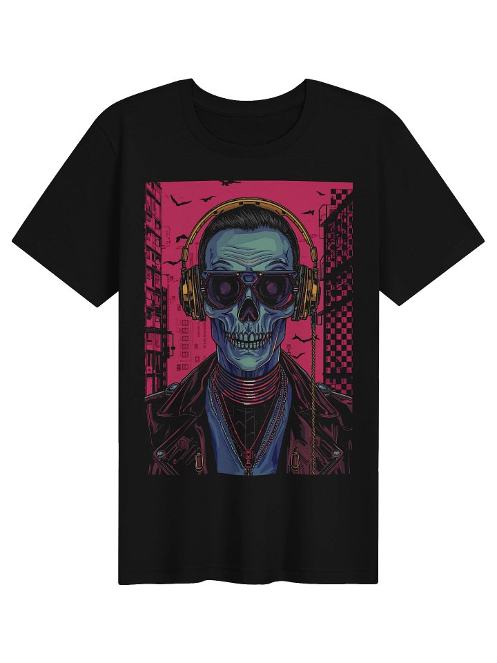 Cyber Skull Rapper Lightweight T-Shirt product image (1)