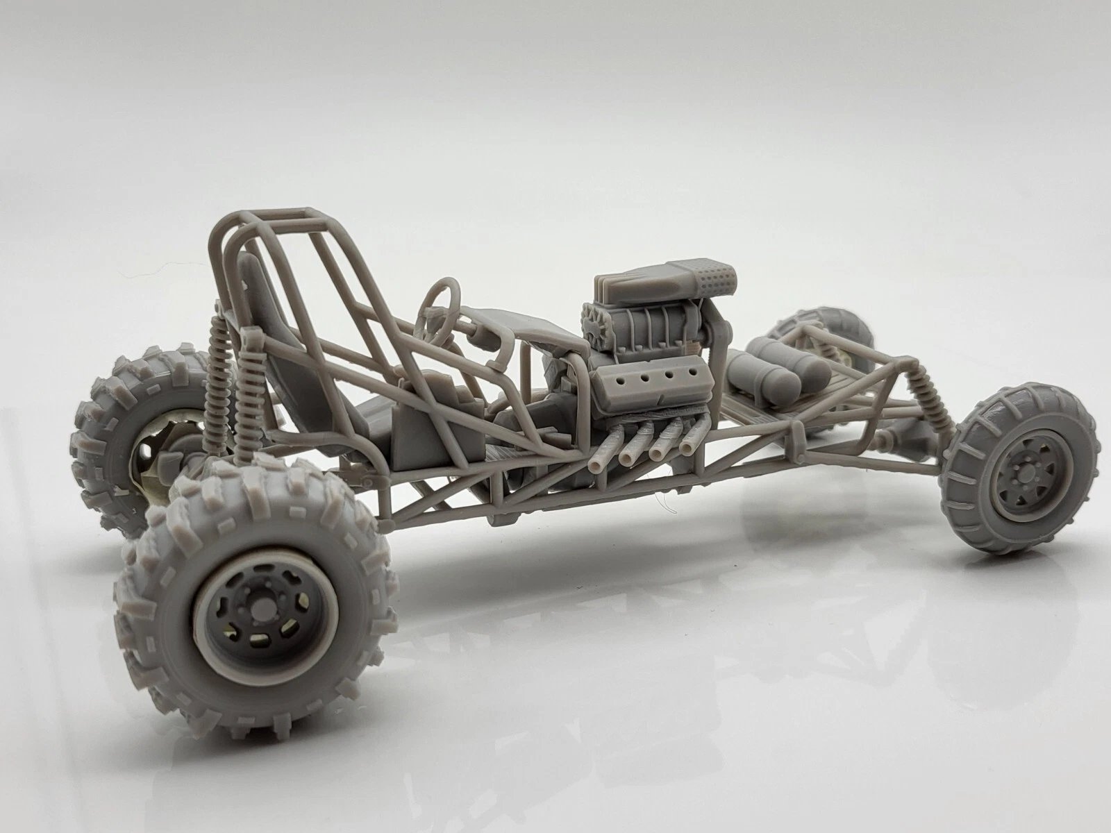 Mud Dragster 4x4 Fully Detailed 1/25 Scale Model Kit product image (2)