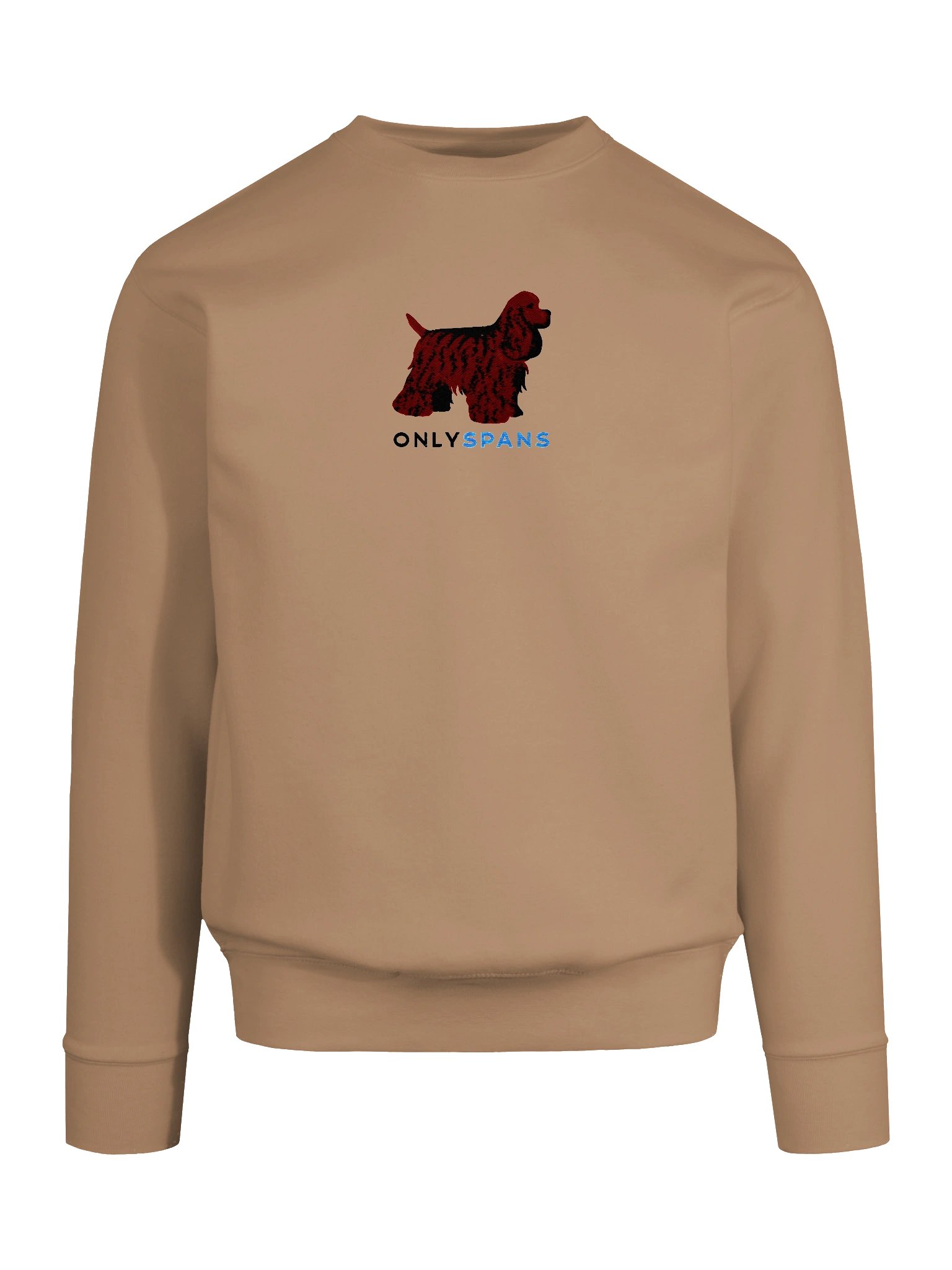 Only Spans Sweatshirt (Embroidered) of an American Cocker Spaniel(Liver) product image (49)