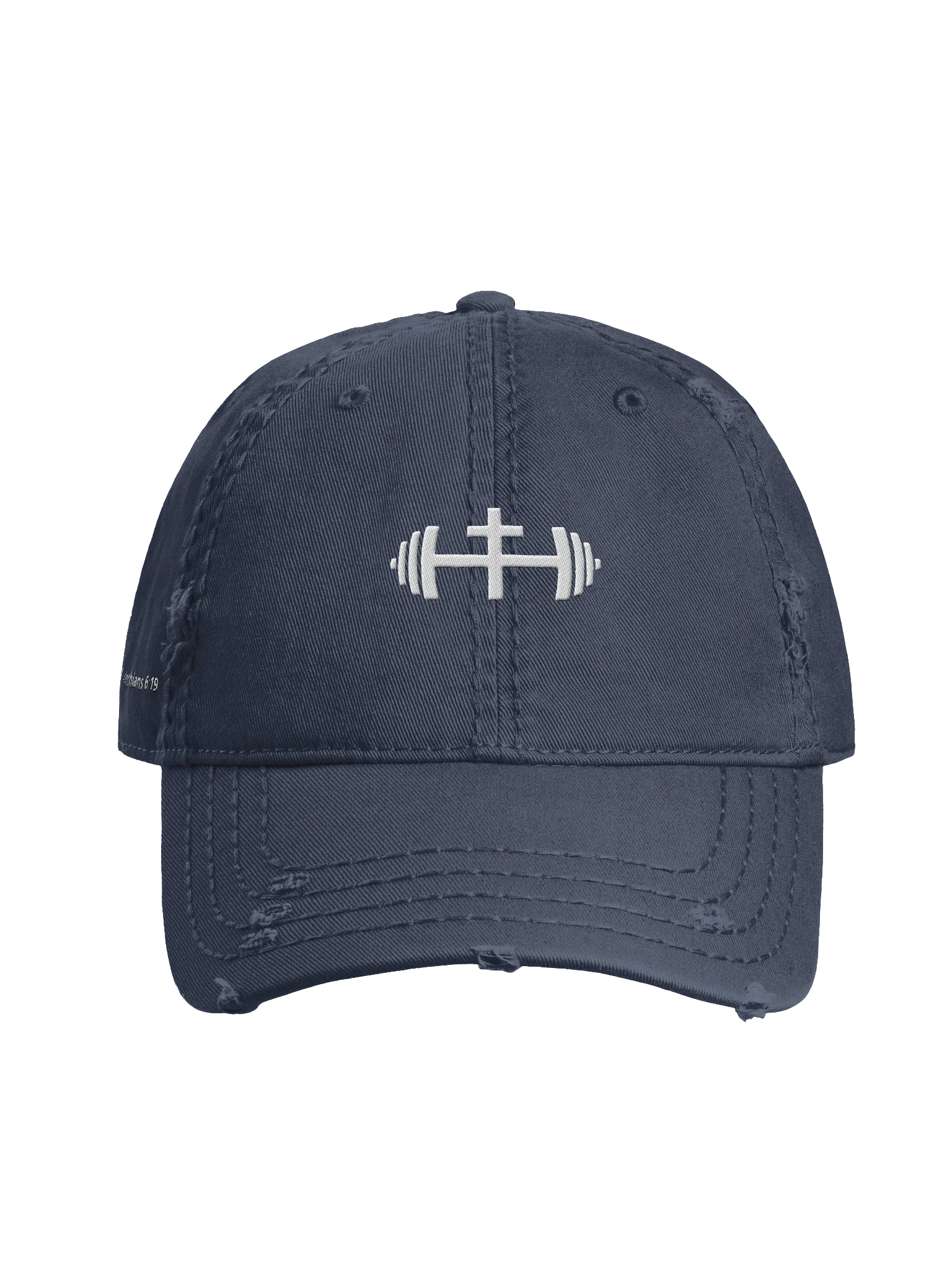 His House Distressed Dad Hat by His House
