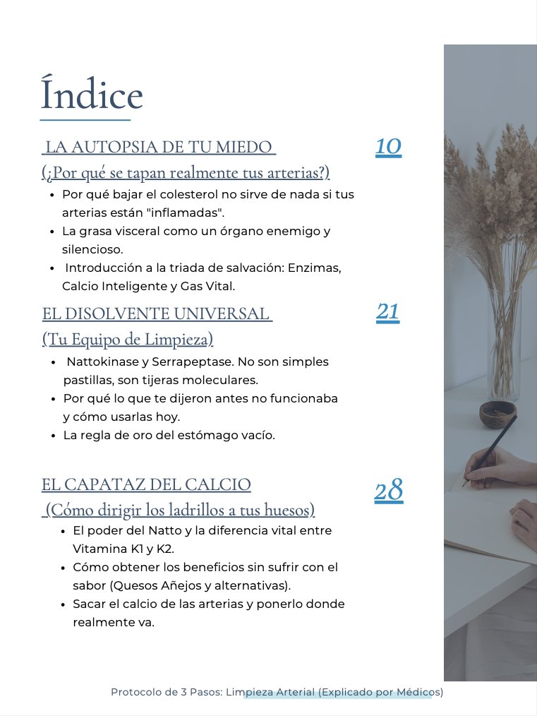Limpieza Arterial: Protocolo de 3 Pasos (Explicado por médicos) product image (3)